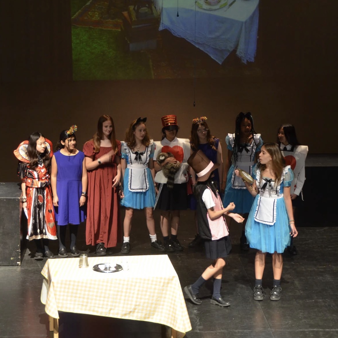 Alice in Wonderland production moment 2
